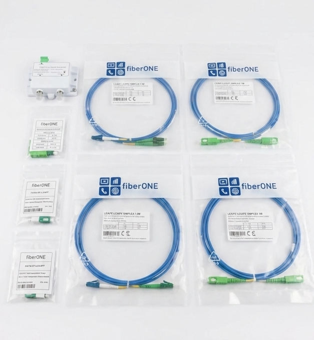Glasfaser- & Koax-Anschluss Set