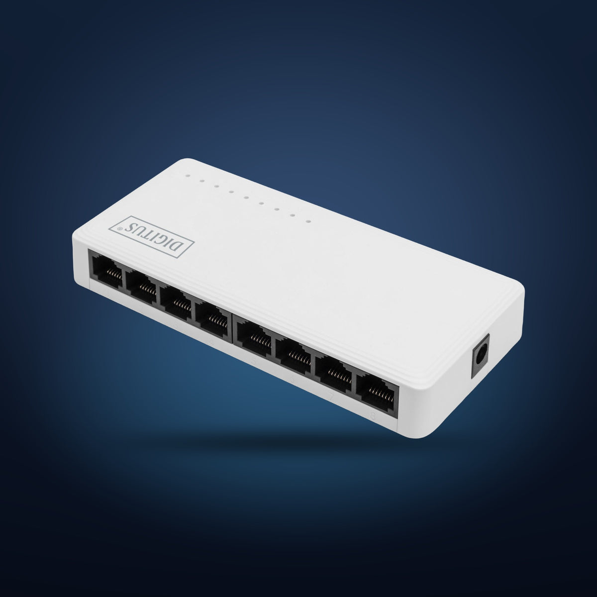 DIGITUS 8-Port Gigabit Switch – Rückseite