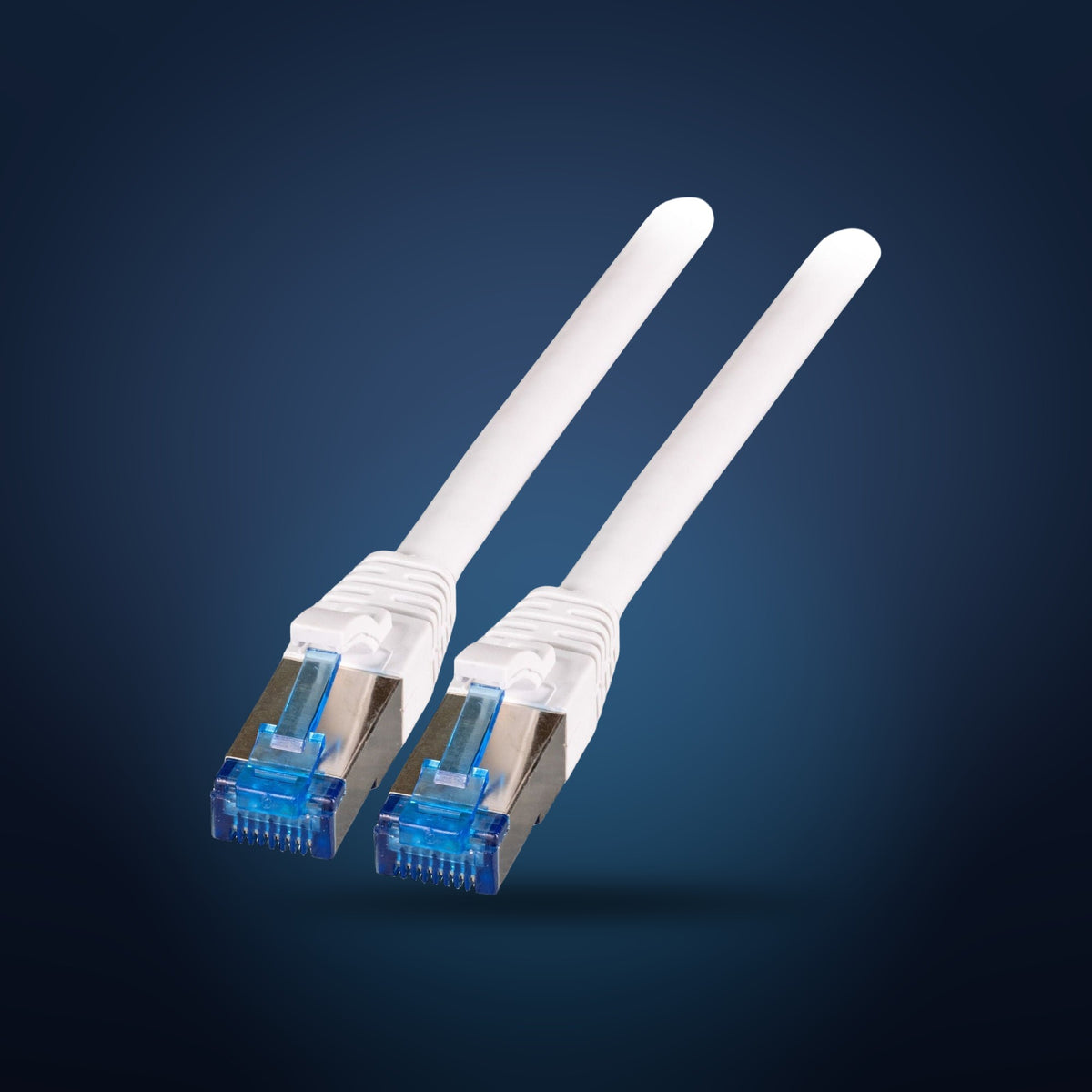 RJ45 Patchkabel S/FTP Cat.6A, weiß