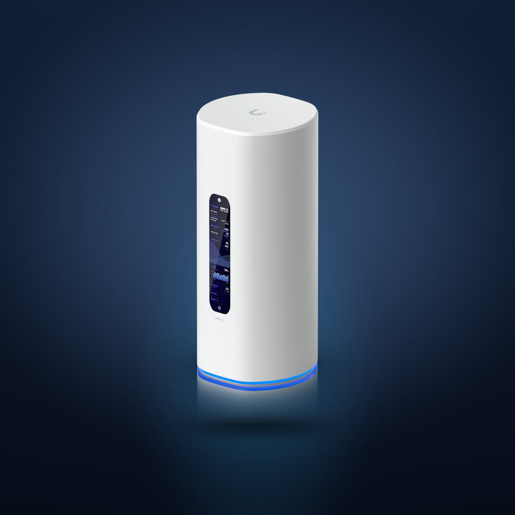 UniFi Dream Router 5G Max – schräg von vorne