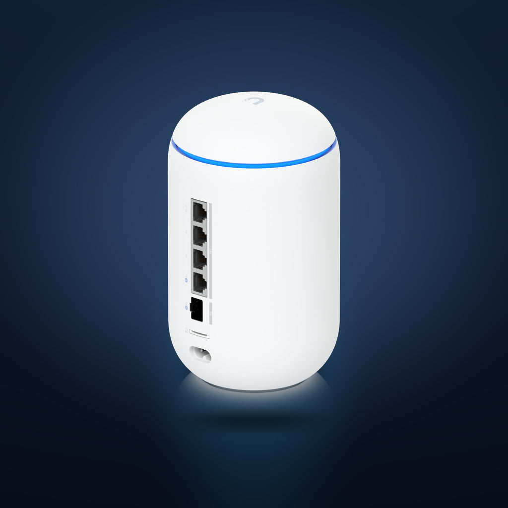 UniFi Dream Router 7 – Rückseite schräg