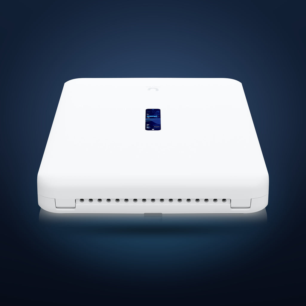 UniFi Dream Wall – Unterseite/Anschlüsse schräg