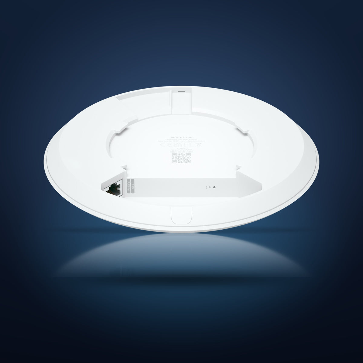 UniFi U7 Lite – Rückseite perspektivisch