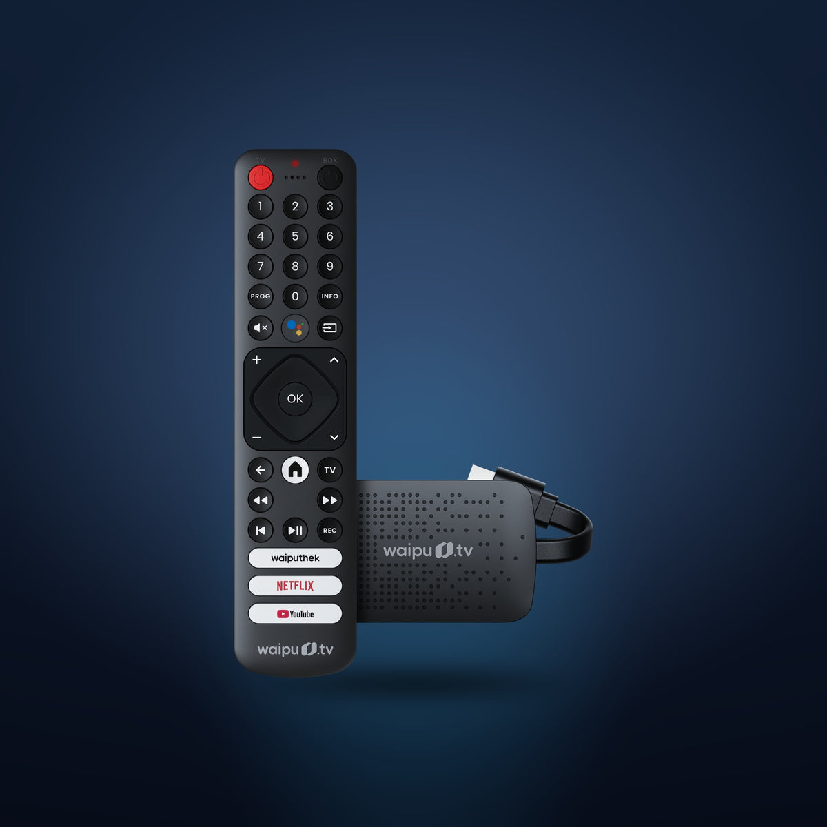 waipu.tv 4K Stick mit Fernbedienung